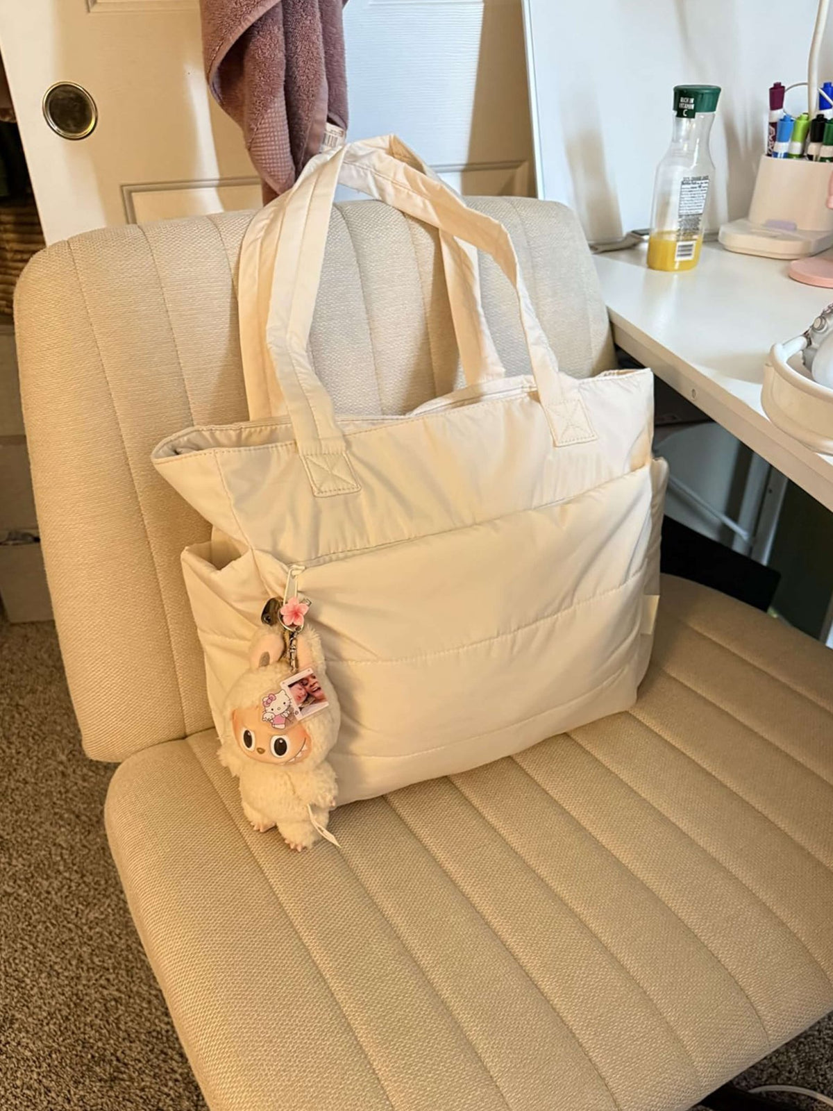 SEAME - Alex Puffer Tote Bag Green Regular