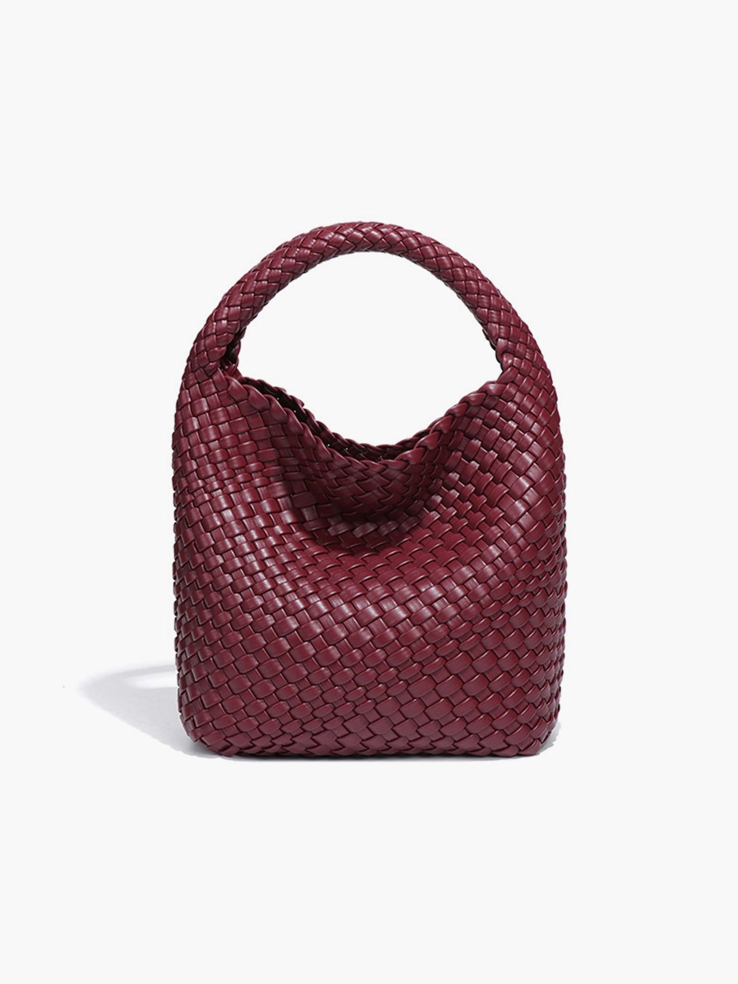 Seame - Cara Woven Bag Small Burgundy Small