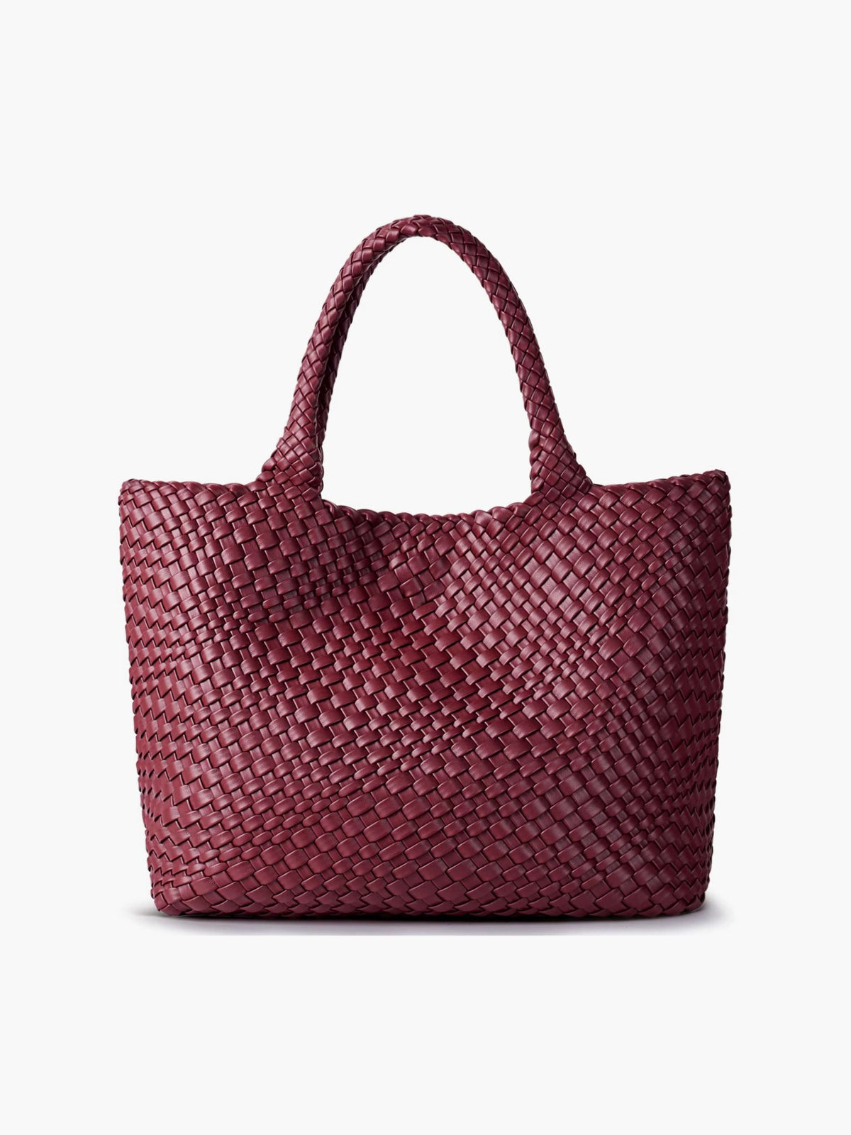 Seame - Cara Woven Shopper Bag XL Burgundy XL