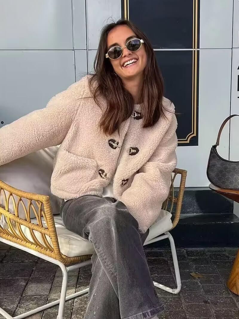 Seame - Felyn Sheep Jacket White S