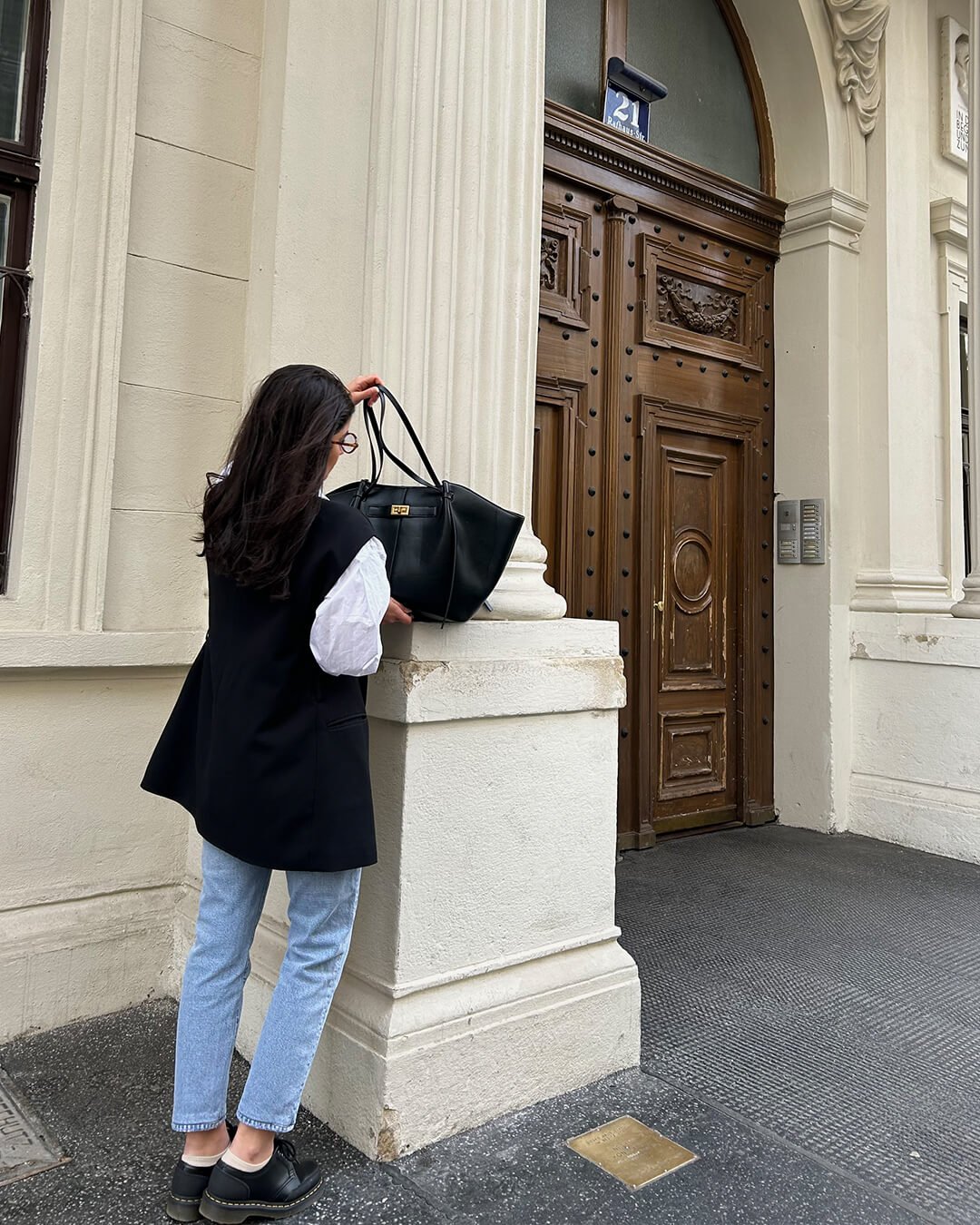 SEAME - Gerda Shopper Bag Brown Regular