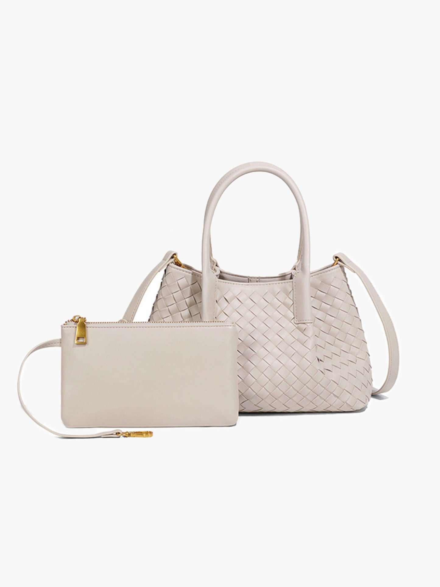 SEAME - Gracie Woven Bag White Regular