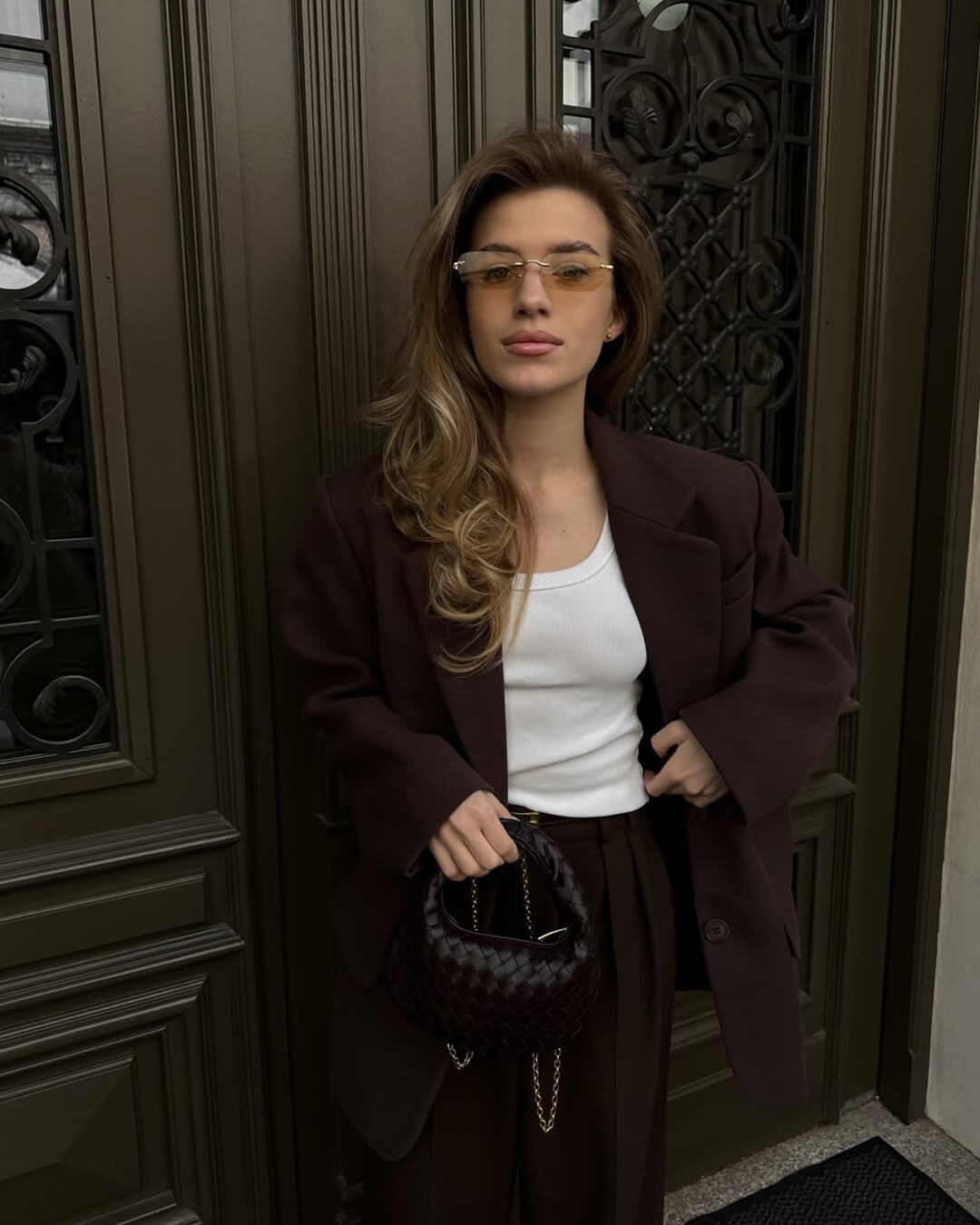 SEAME - Jessy Woven Hobo Mini Bag Black Regular