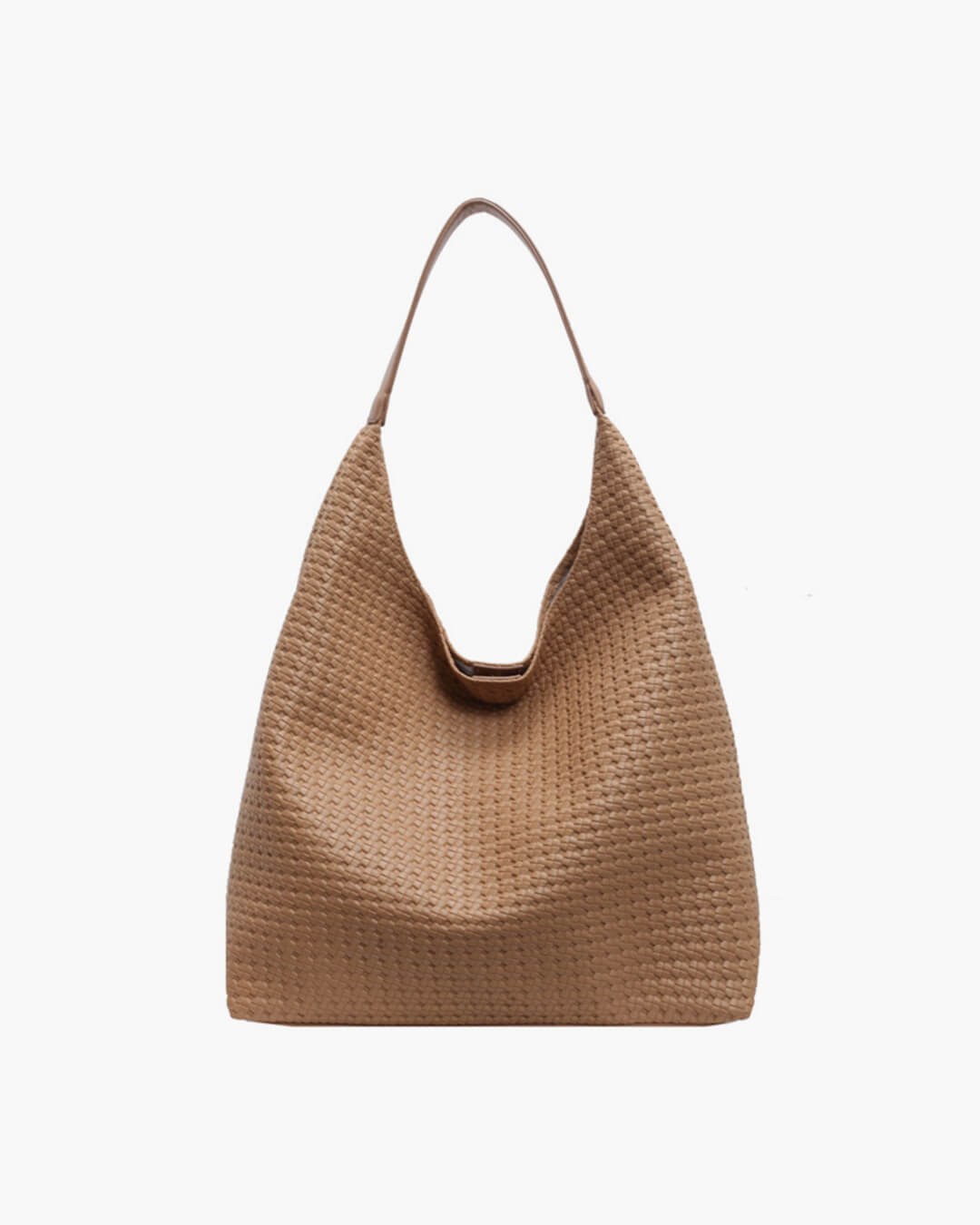 SEAME - Lena Vegan Leather Tote Bag Beige Regular
