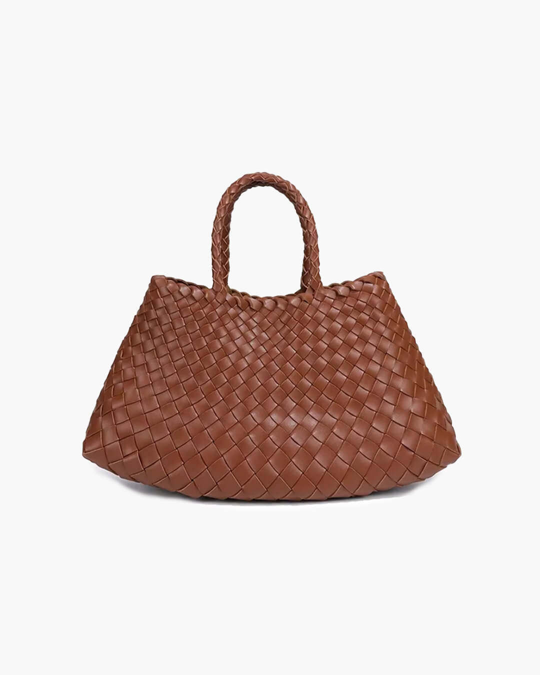 SEAME - Madeleine Woven Bag Medium Brown Regular