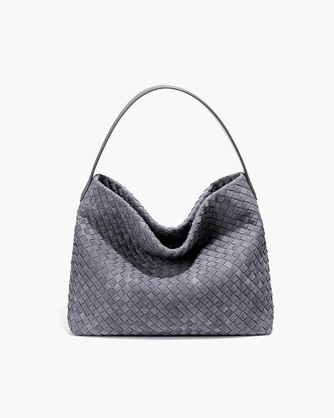 SEAME - Marceline Suede Tote Bag Blue Regular