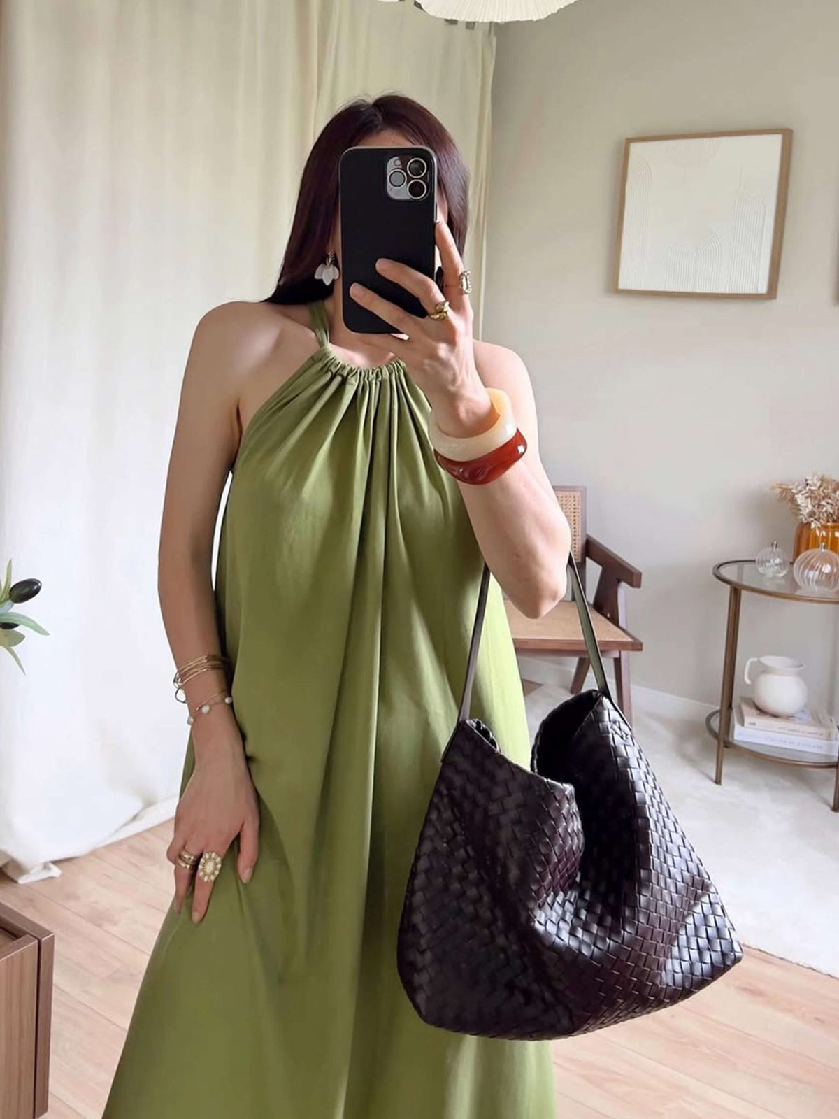 Seame - Sylvia Woven Tote Bag Brown Regular