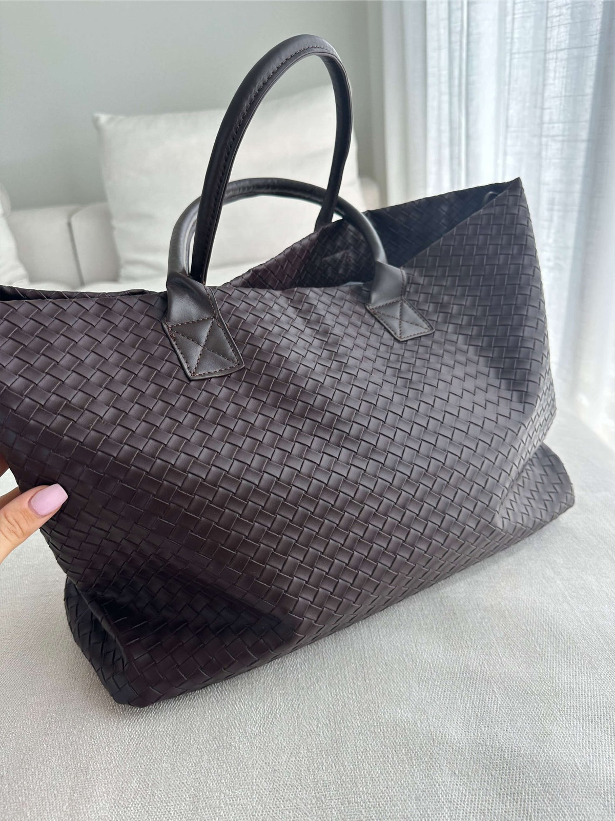 SEAME - Zarina Woven Bag Black Regular