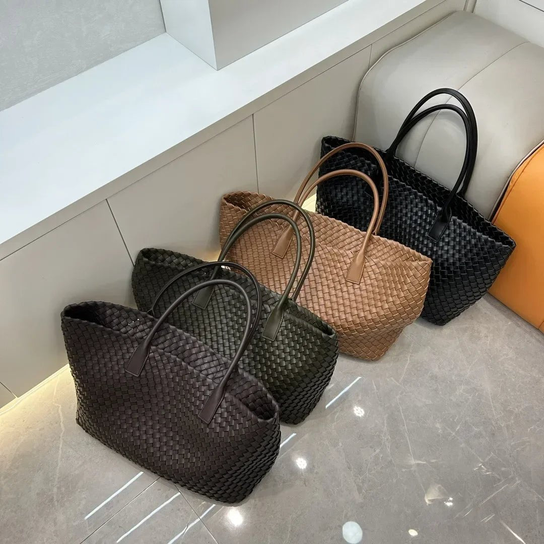 SEAME - Zarina Woven Bag Brown Regular