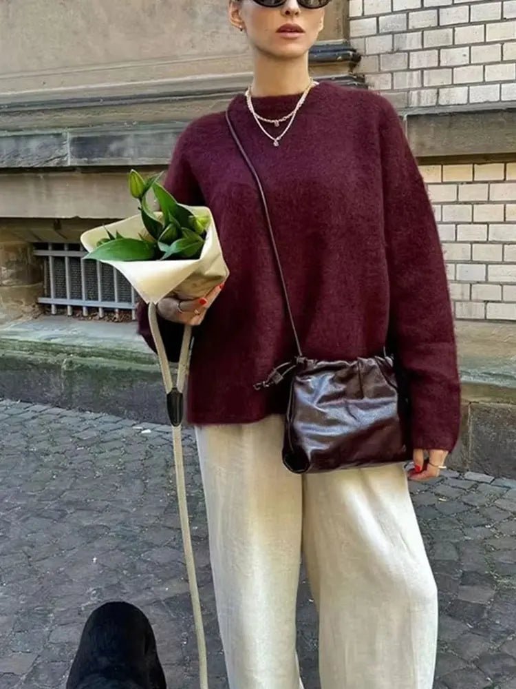 Shiela Bourgondische Trui