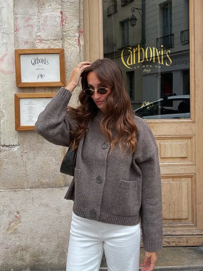 Thea Gebreid Vest