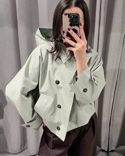 Eleanor Trenchcoat met Capuchon