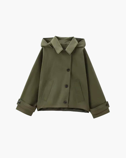 Eleanor Trenchcoat met Capuchon