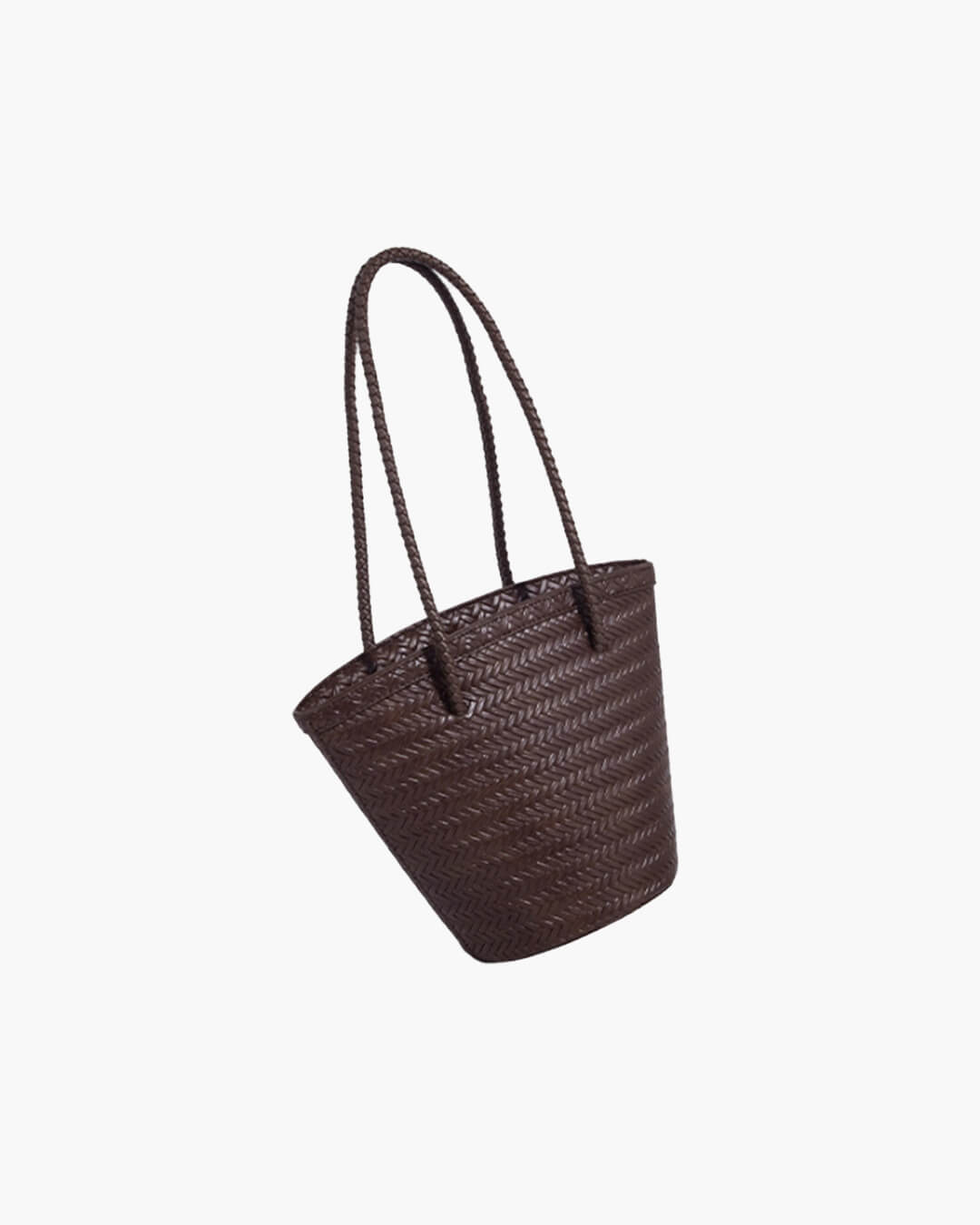 SEAME - Estelle Woven Bag Dark Brown Regular