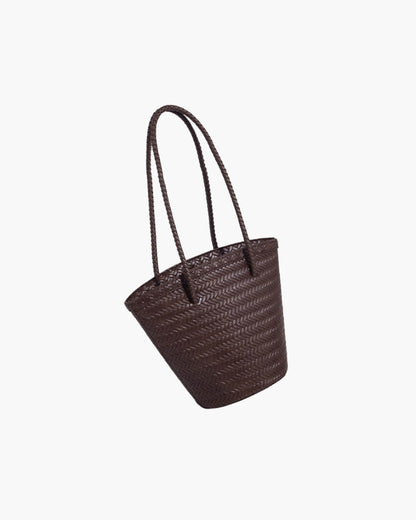 SEAME - Estelle Woven Bag Dark Brown Regular