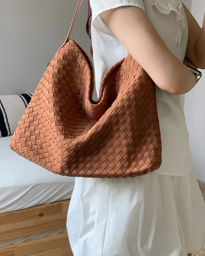 SEAME - Marceline Suede Tote Bag Coffee Regular